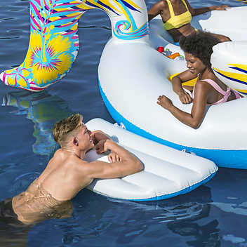 H2OGO! Paradise Dreams Giant Unicorn 6-person Inflatable Party Island