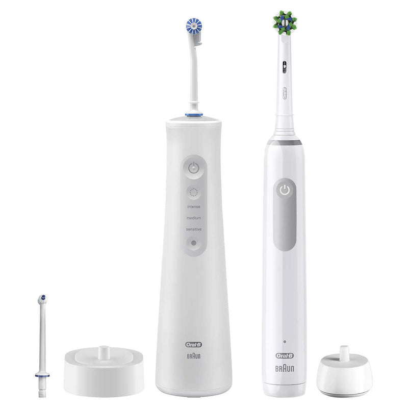 Oral-B 2-in-1 Professional Dental Care Kit, Water Flosser and Electric Power Toothbrush