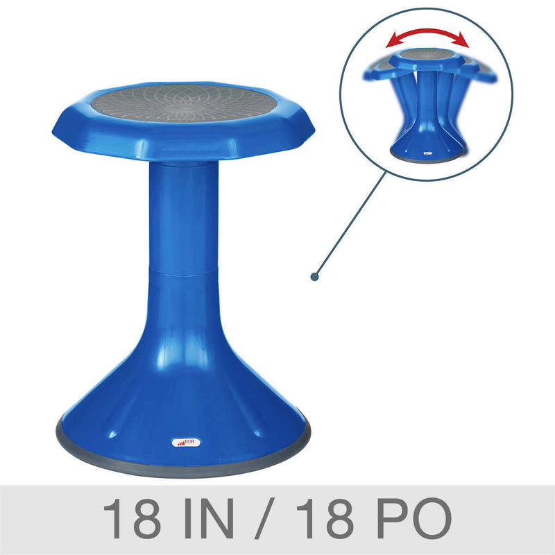 ECR4Kids Active Core Wobble Stool (Blue)