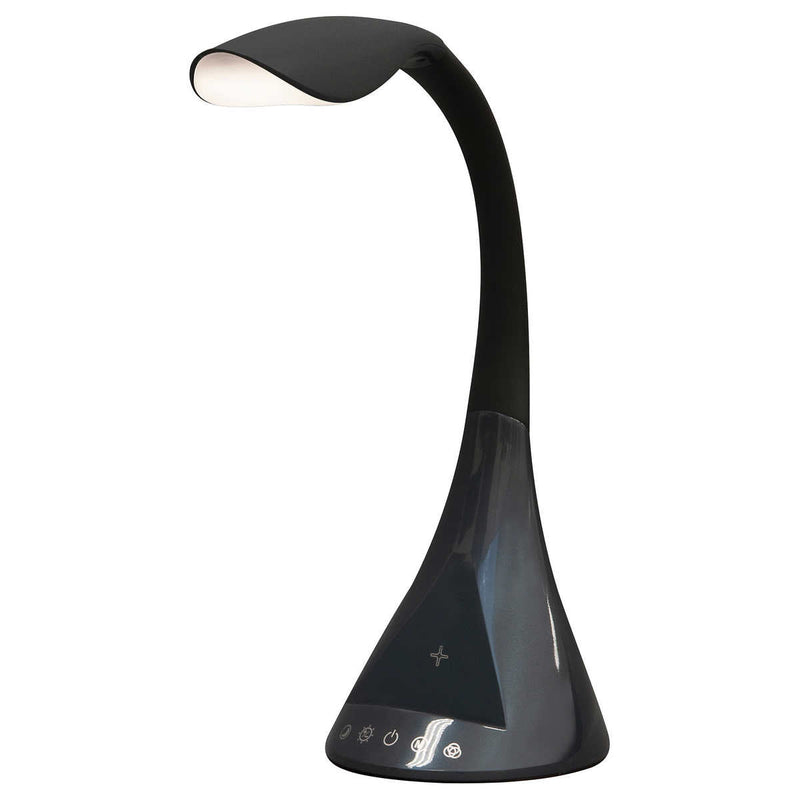 UltraBrite Modern Style LED Desk Lamp with Wireless Charging and Mood Light