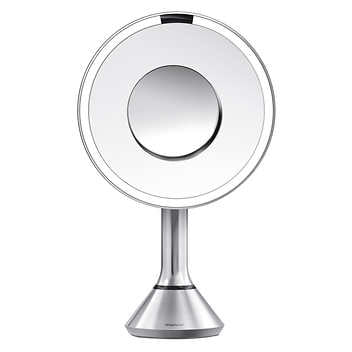 simplehuman  Round Sensor Mirror with 5x and 10x Magnification