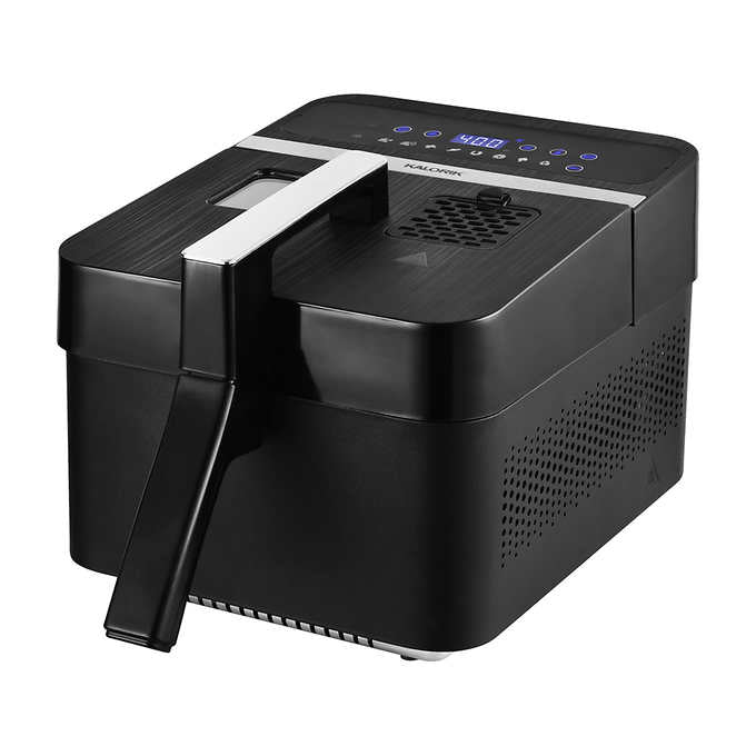 Kalorik 2-in-1 Digital Air and Deep Fryer, Black