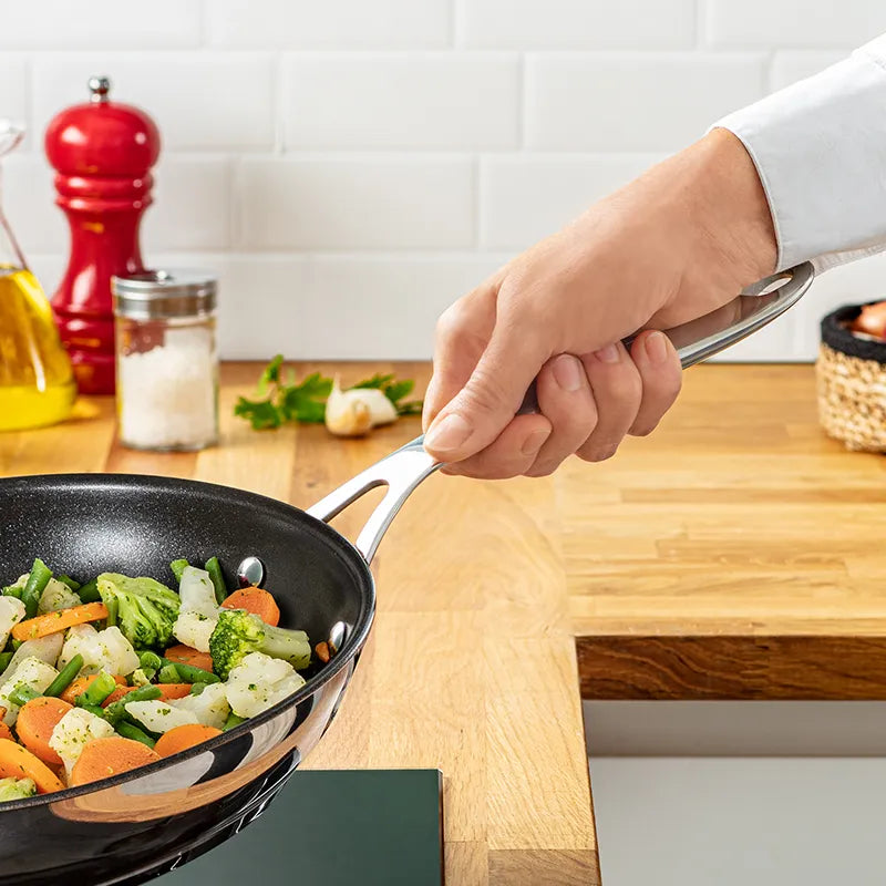 T-fal Jamie Oliver Cookware Non-Stick Fry Pan Bundle 3-Piece Set