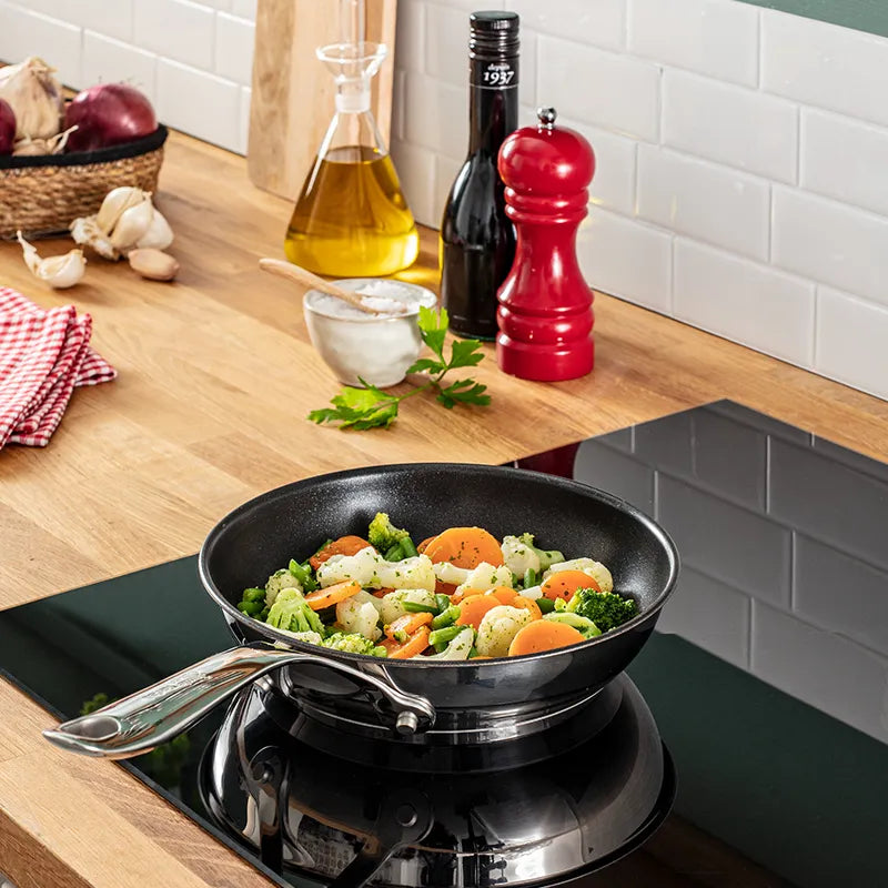 T-fal Jamie Oliver Cookware Non-Stick Fry Pan Bundle 3-Piece Set