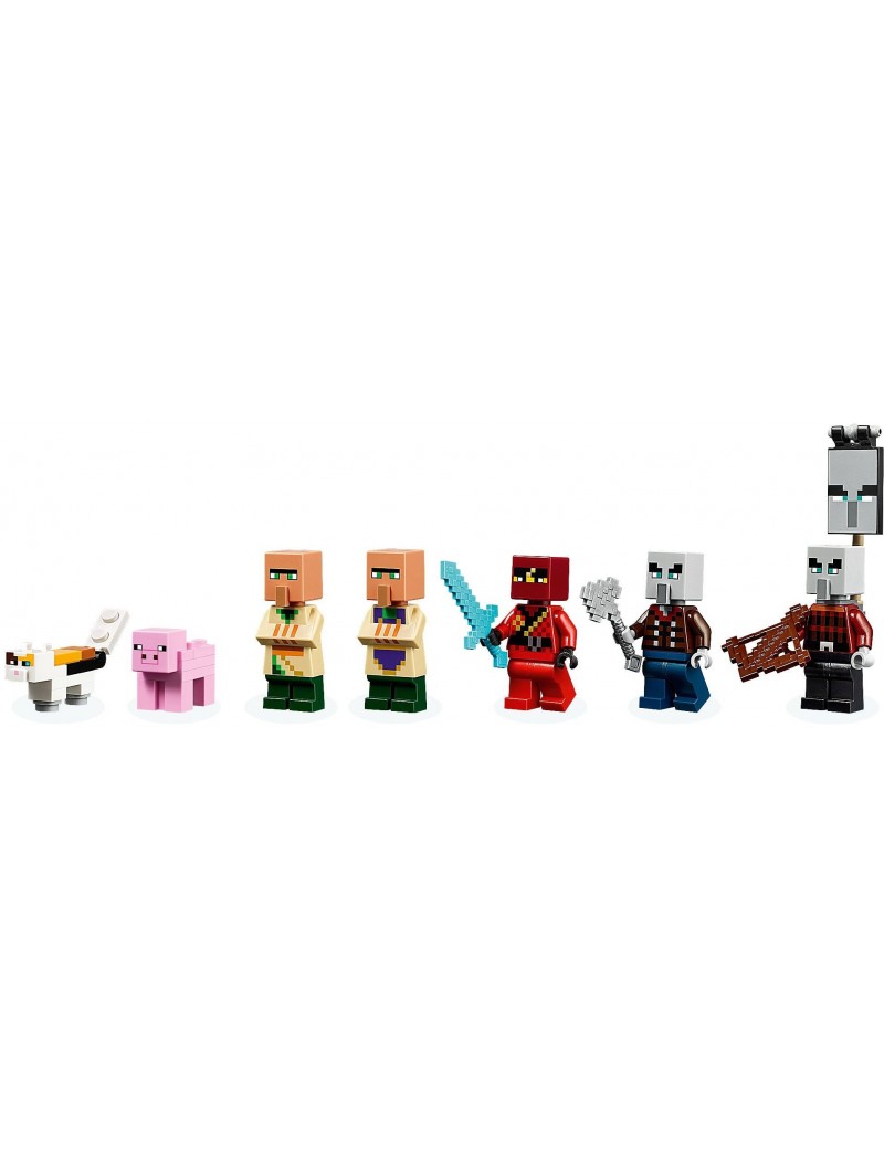 LEGO Minecraft The Villager Raid 21160 Building Toy Action Playset