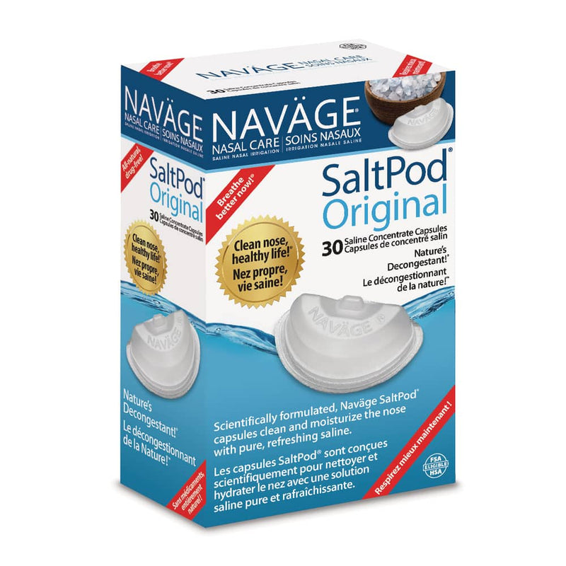 Navage Original SaltPod  Saline Concentrate Capsules, 30-pk