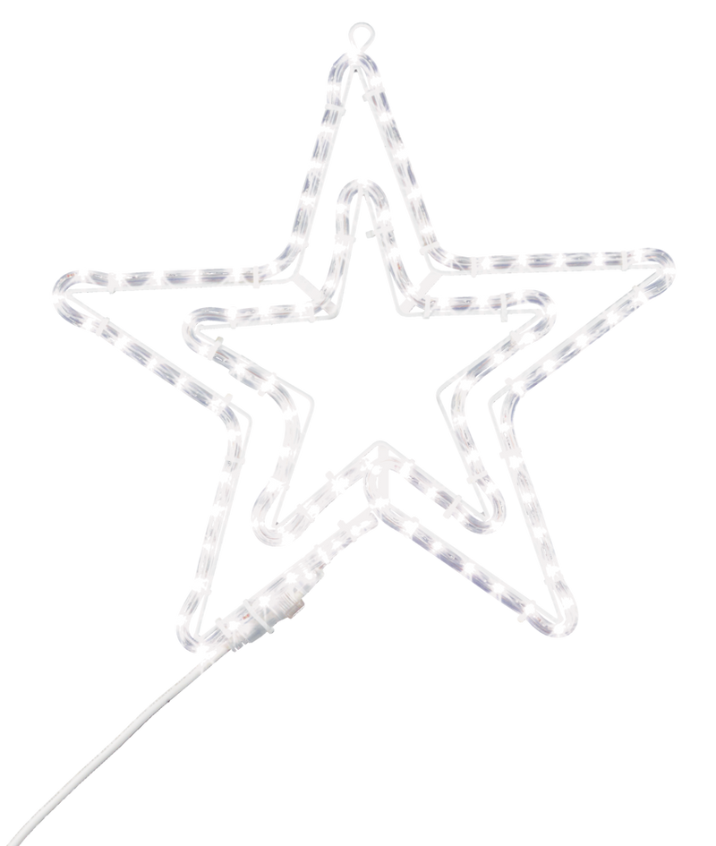 Noma 18 inch Rope Star  Multicoloured/ Indoor / Outdoor light