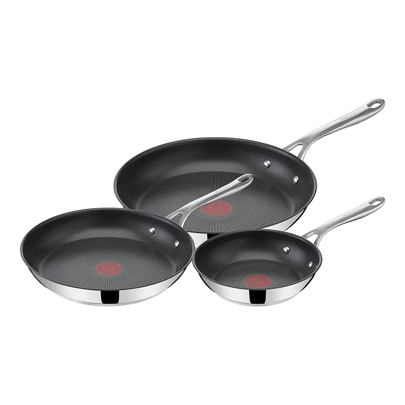 T-fal Jamie Oliver Cookware Non-Stick Fry Pan Bundle 3-Piece Set