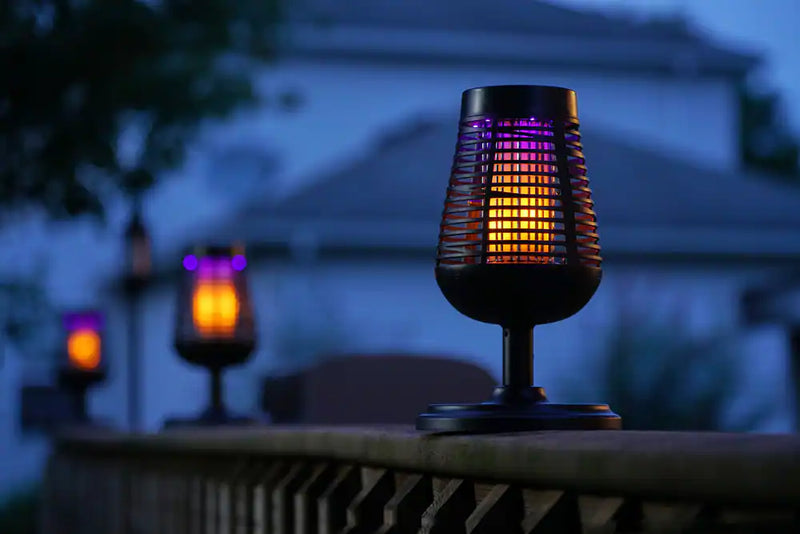 PIC Solar Insect Killer Torch Bug Zapper & Mosquito Repellent