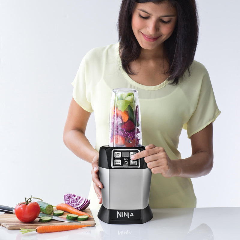 Ninja BL481C Nutri-Ninja Auto-iQ Blender, Silver