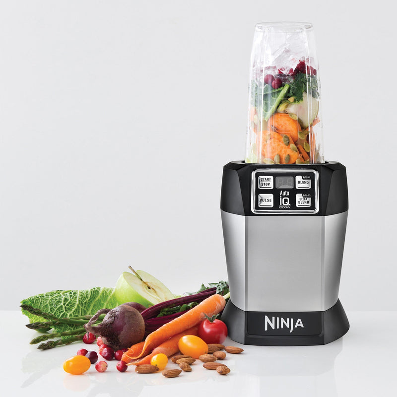 Ninja BL481C Nutri-Ninja Auto-iQ Blender, Silver