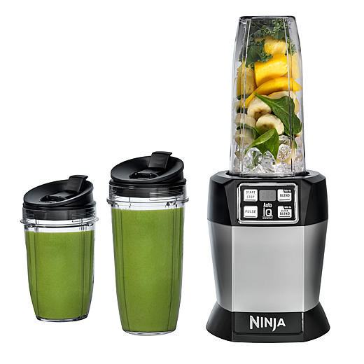 Ninja BL481C Nutri-Ninja Auto-iQ Blender, Silver