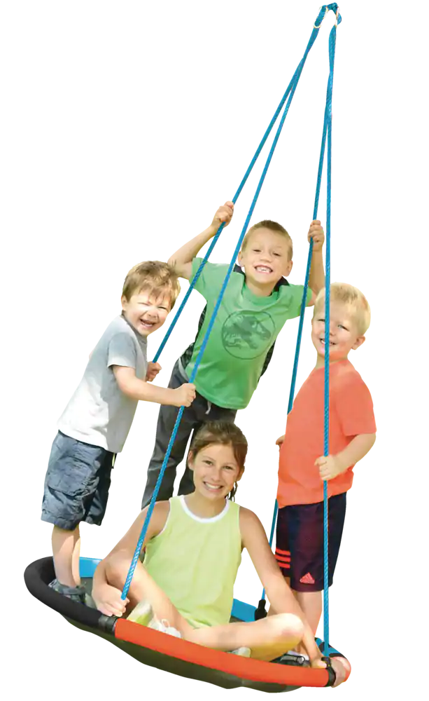 Ripline Adventure Round Tree Swing, 40-in, Easy Assembly, Kids Ages 5+