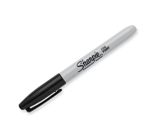 Sharpie Fine Tip Permanent Markers, Black, 36 Pack