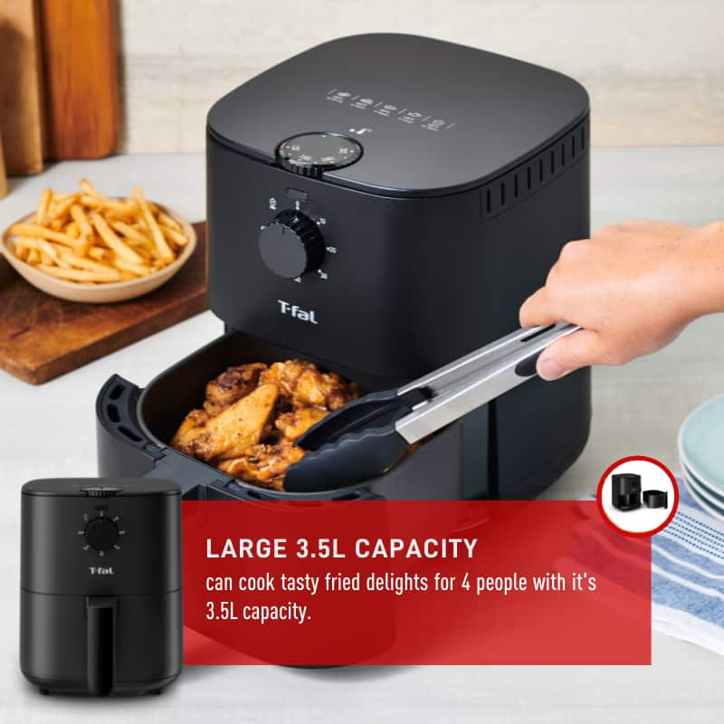 T-Fal Extra Crisp Easy-Fry Air Fryer, 3.5-L