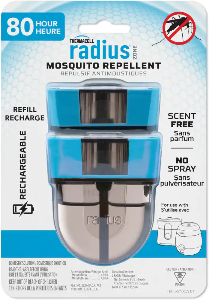 Thermacell Radius Zone Mosquito Repeller Refill, 80-hr