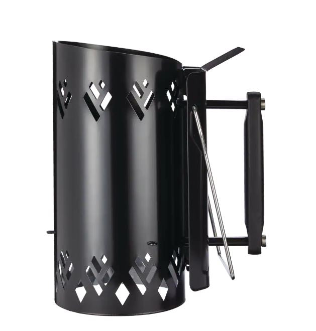 Vermont Castings Steel Charcoal Rapidfire Chimney Starter with Dual Handles